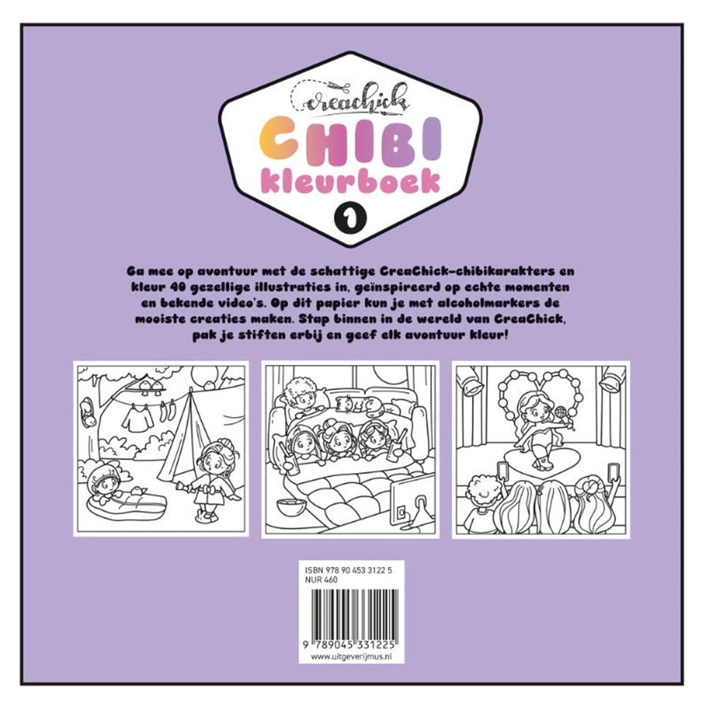 Centraal boekhuis creachick chibikleurboek 1 -