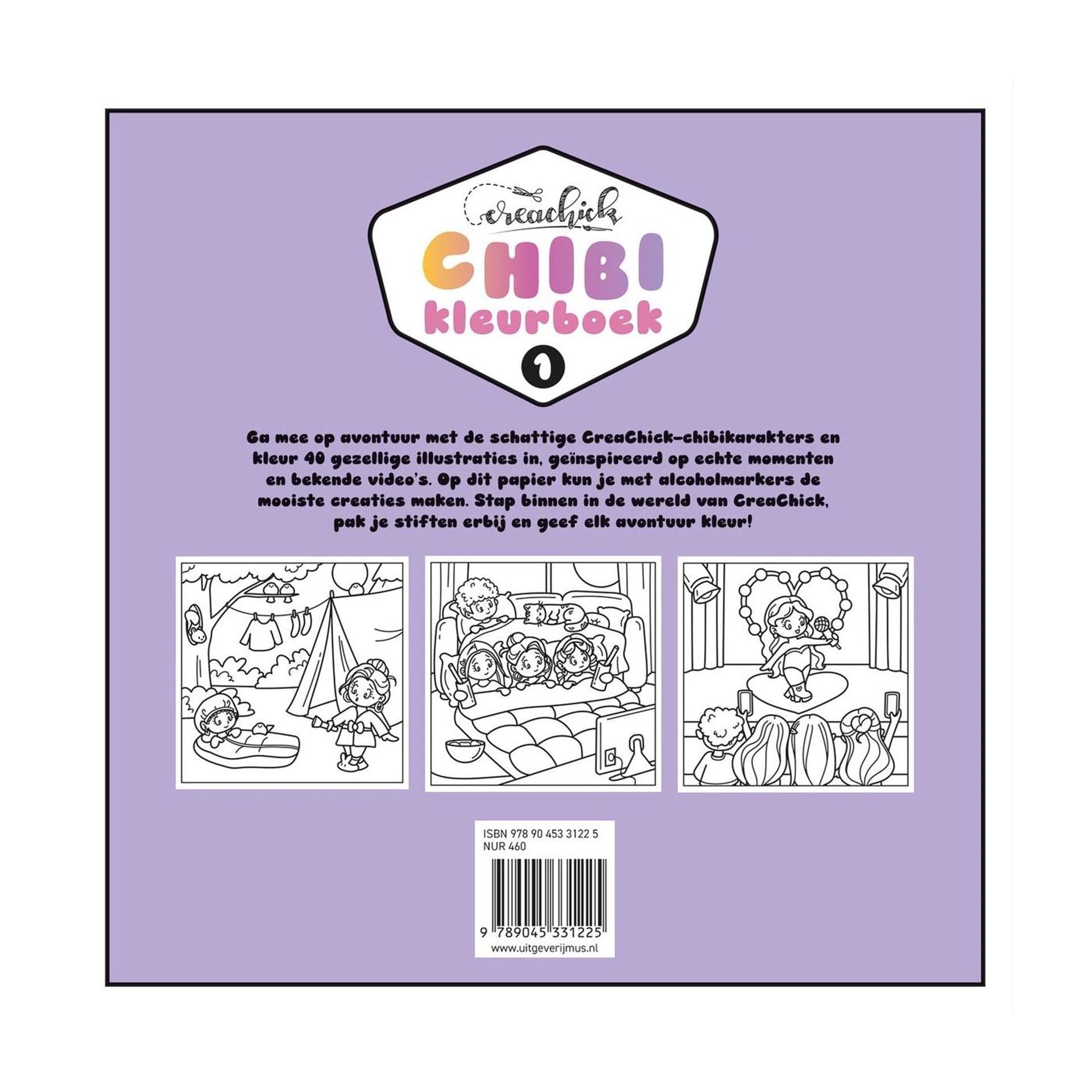 Kluitman creachick chibikleurboek 1