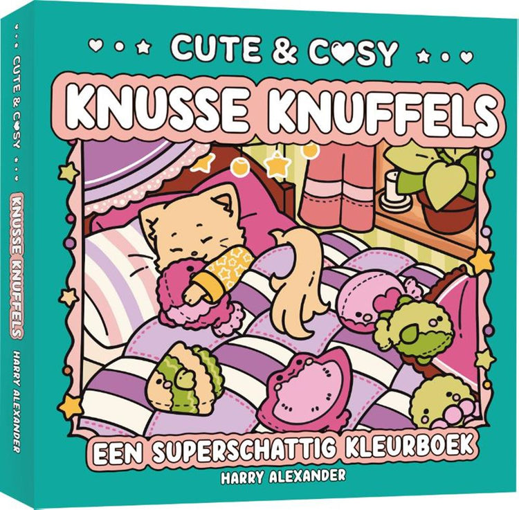 Uitgeverij mus kleurboek: cute cosy: knusse knuffels