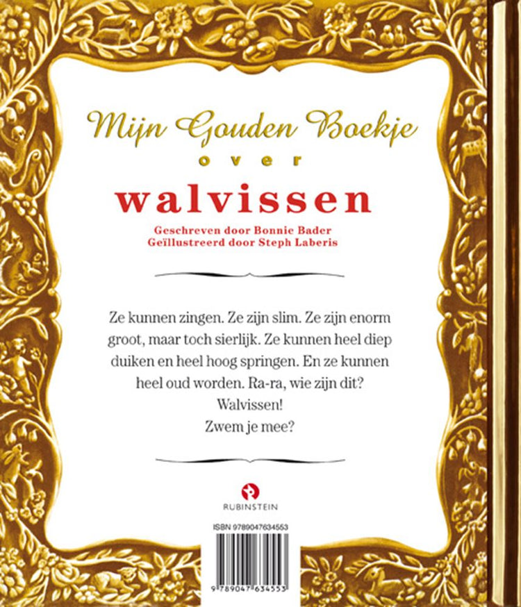 Mijn gouden boekje over walvissen 4+