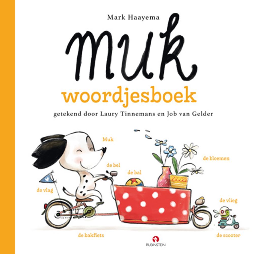 Kartonboekje: muk woordjesboek. 1+