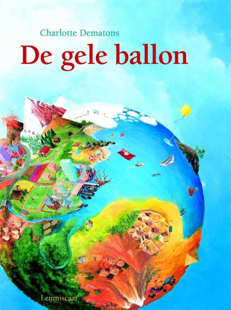De gele ballon (karton). 3+