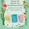 Kartonboehet bloemenboek van kleine bij.