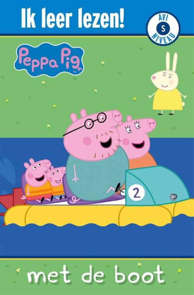 Ik leer lezen. peppa pig met de boot. av