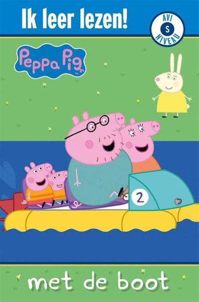 Ik leer lezen. peppa pig met de boot. av