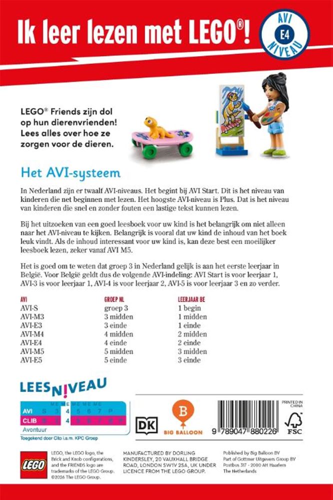 Lego friends. dierenvrienden. avi e4. 7+