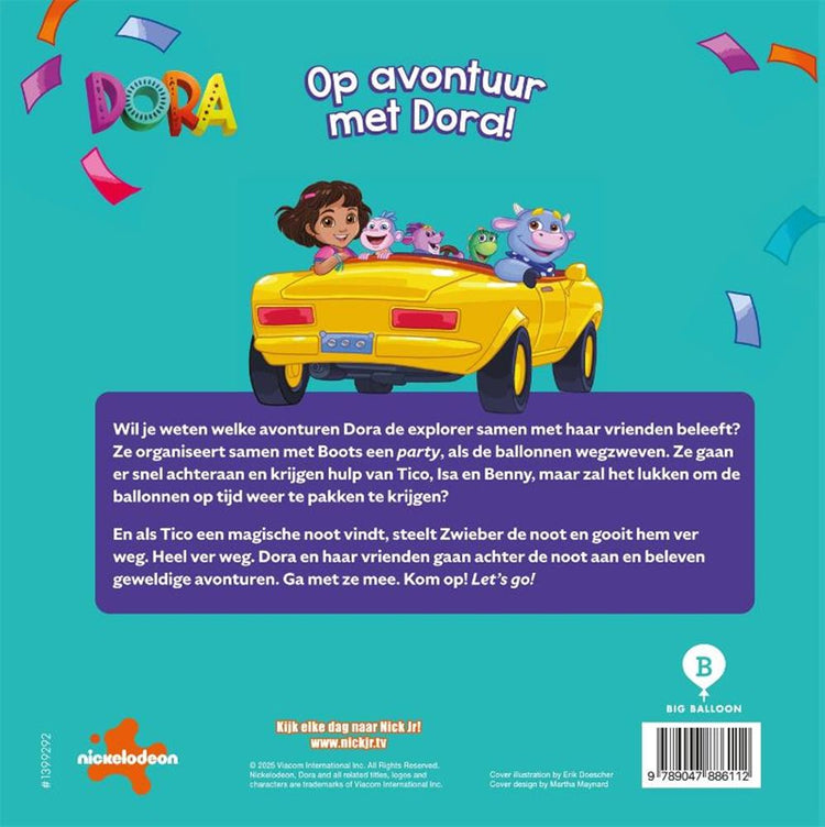 Verhalenboek: op avontuur met dora 3+