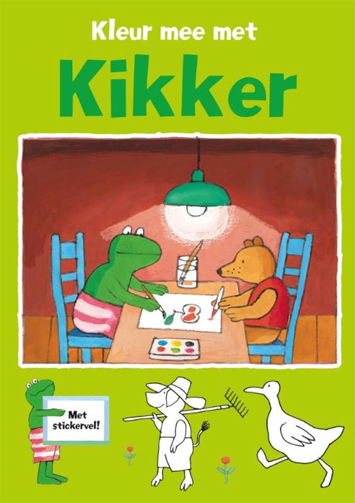 Kleur mee met kikker 4+