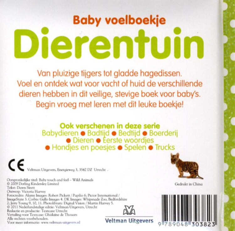 Baby voelboekje: dierentuin. 0+