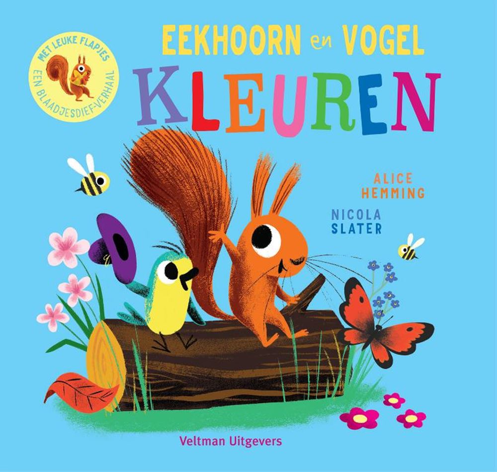 Eekhoorn en vogel ~kleuren~ 1+