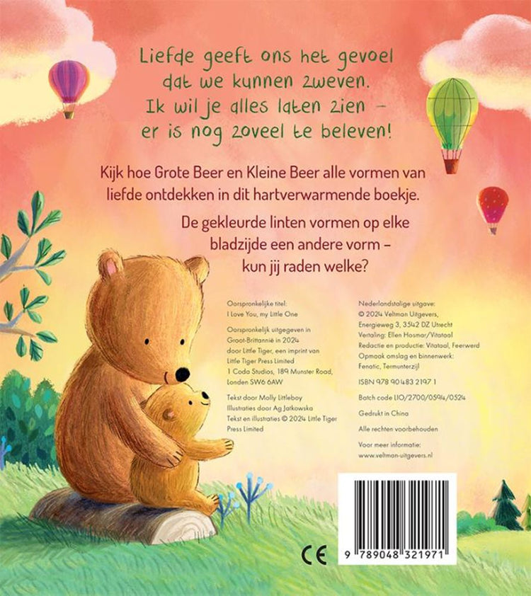 Kartonboek: ik hou van je, kleintje 1+