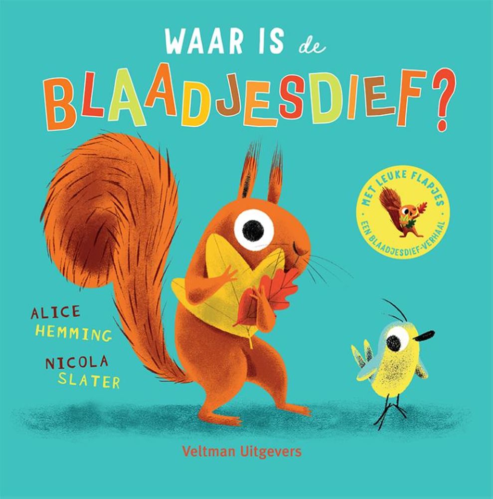 Kartonboek: waar is de blaadjesdief? 1+