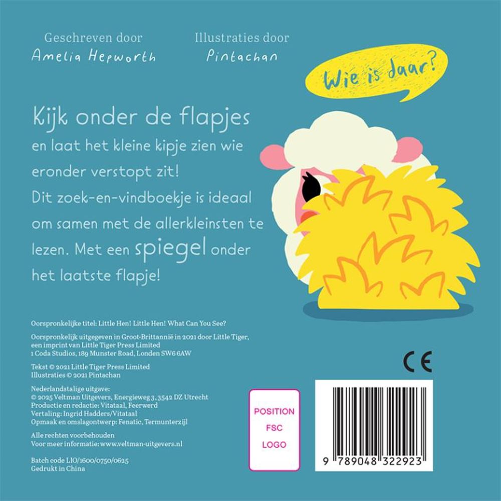 Flap:lief klein kipje, wat zie je daar?