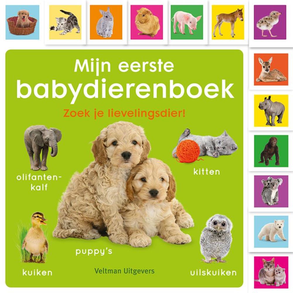 Kartonboek mijn eerste babydierenboek 0+