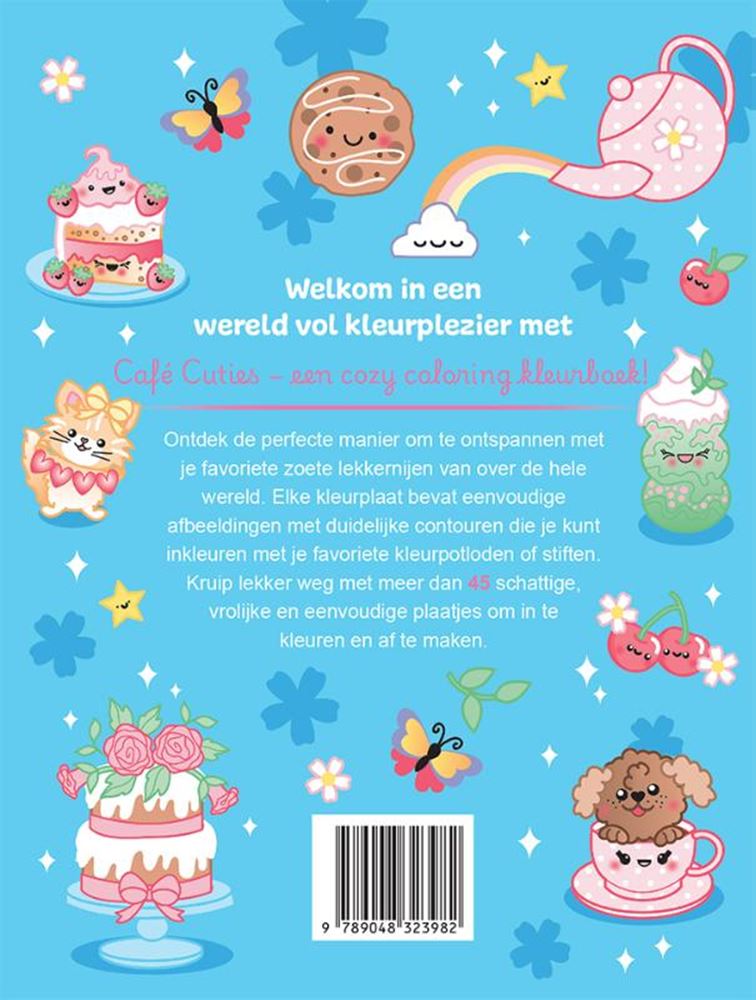 Café cuties - cozy kleurboek 6+