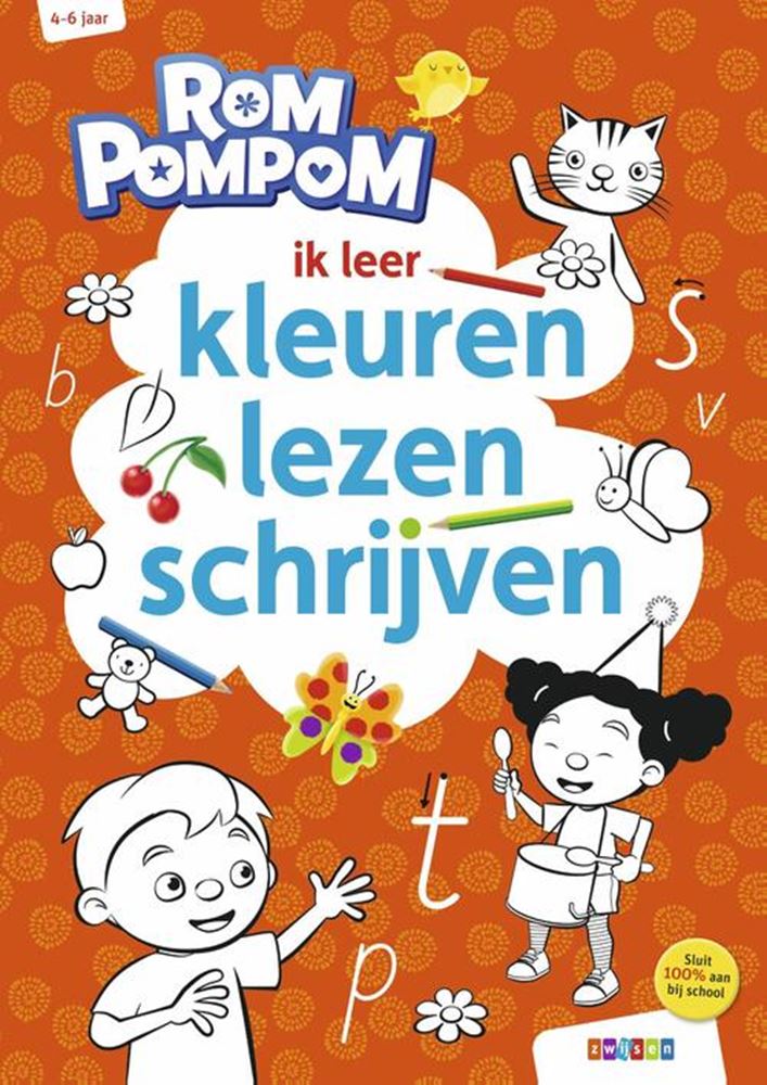 Wpg uitgevers rompompom ik leer kleuren, lezen en schrijven (4-6 jaar)