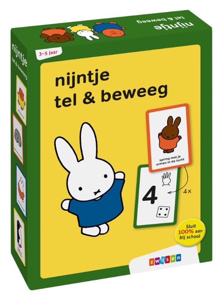 Nijntje tel en beweeg. 3+