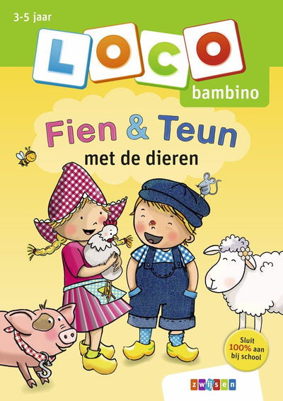 Loco bambino oefenboekje fien teun met de dieren