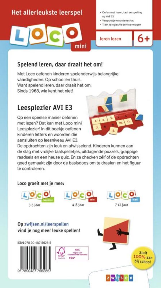 Wpg uitgevers loco mini leesplezier avi e3 6+