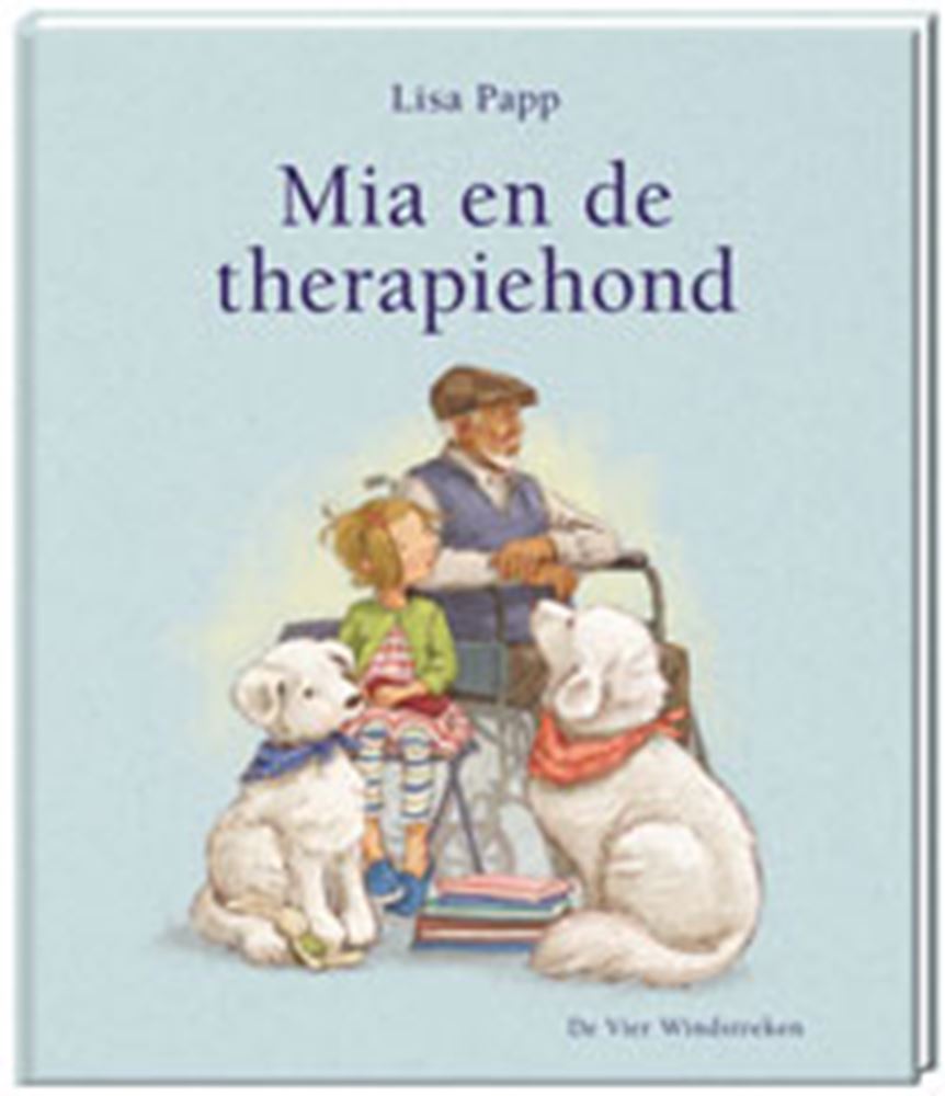 Mia en de therapiehond. 4+