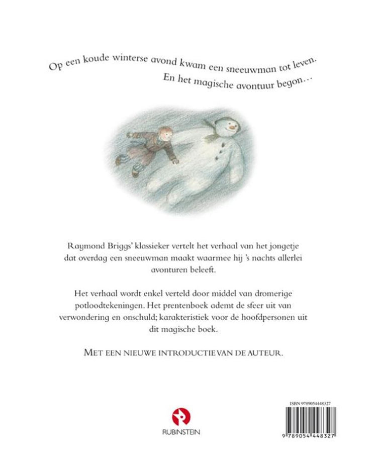 De sneeuwman. prentenboek 4+
