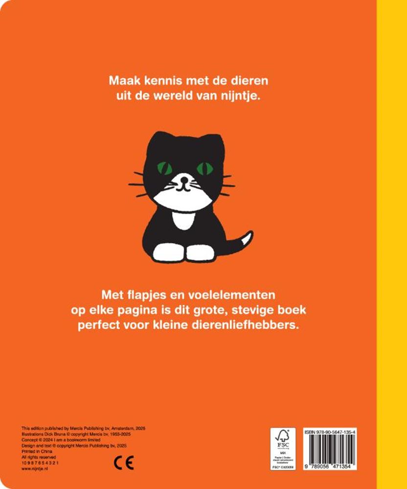 Nijntje grote dierenboek. kartonboek. 2+