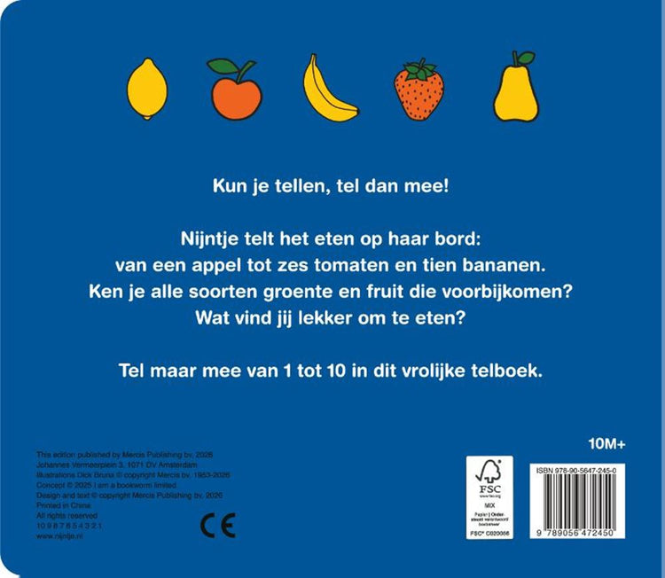 Nijntje telboek, groente en fruit 2+
