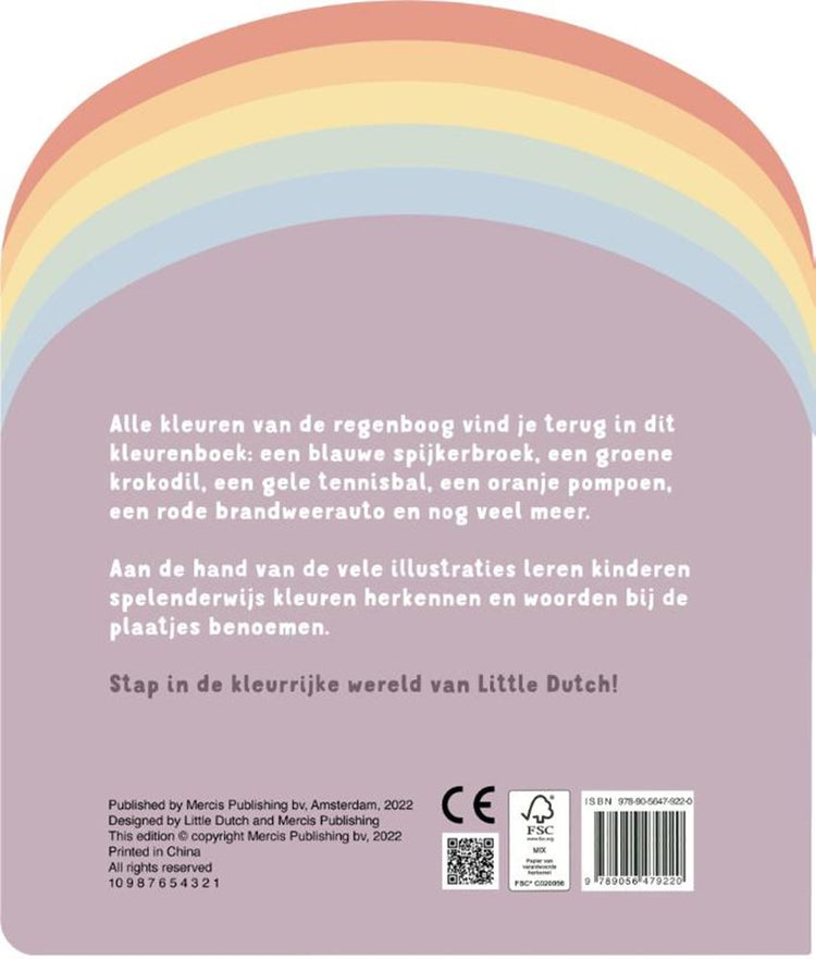 Little dutch: regenboog kleurenboek. 1+