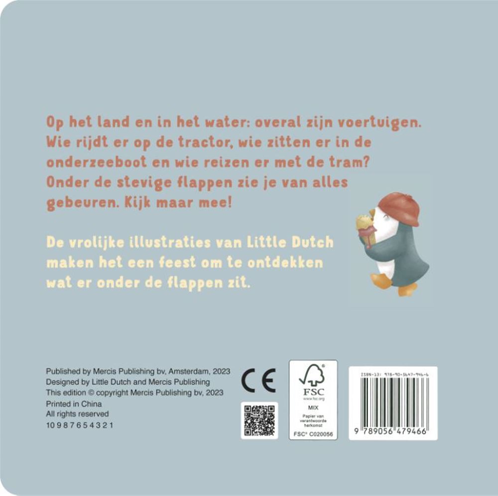 Little dutch: mijn flapjesboek. voertuig