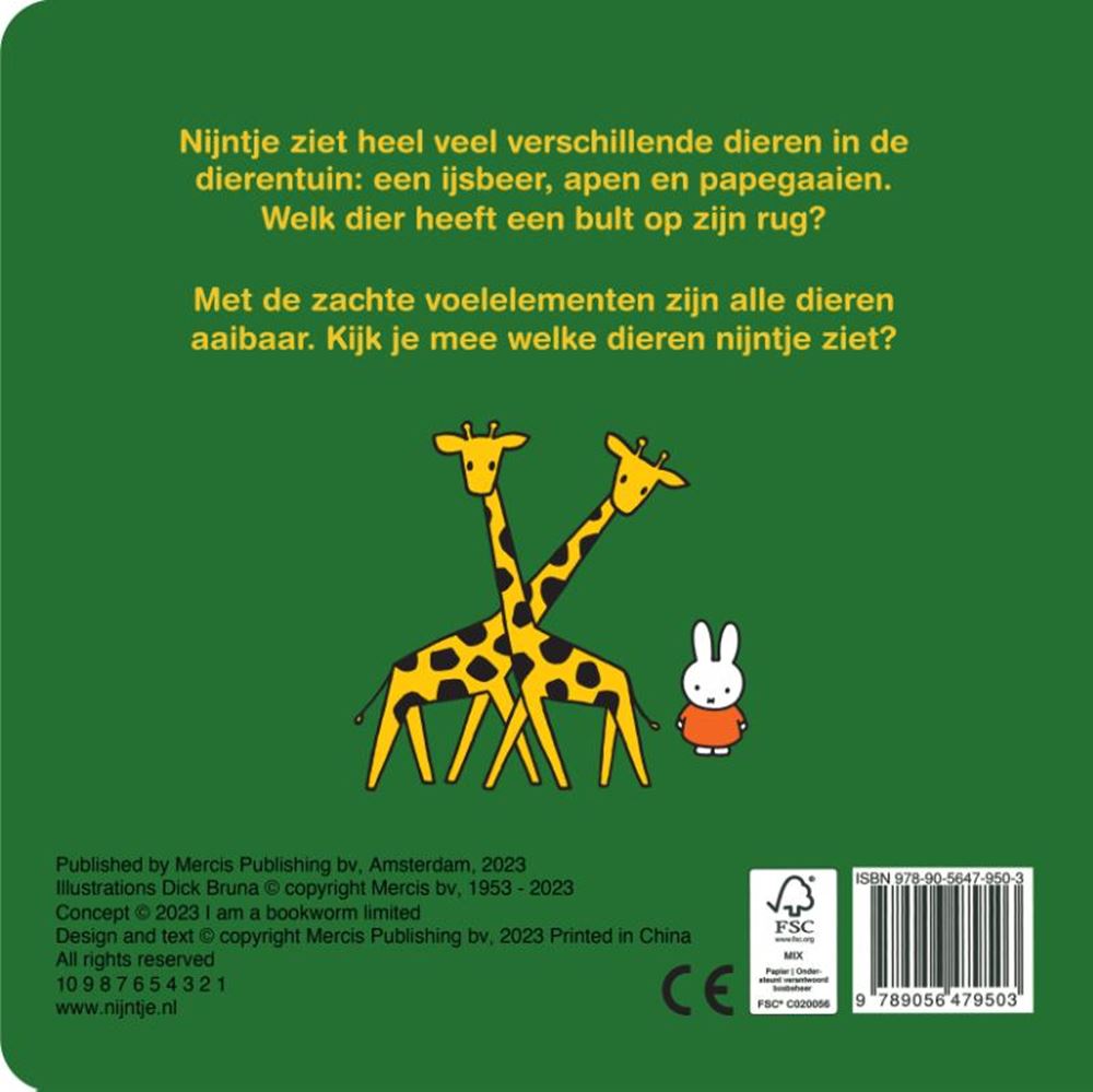 Centraal boekhuis voelboek, met nijntje naar de dierentuin
