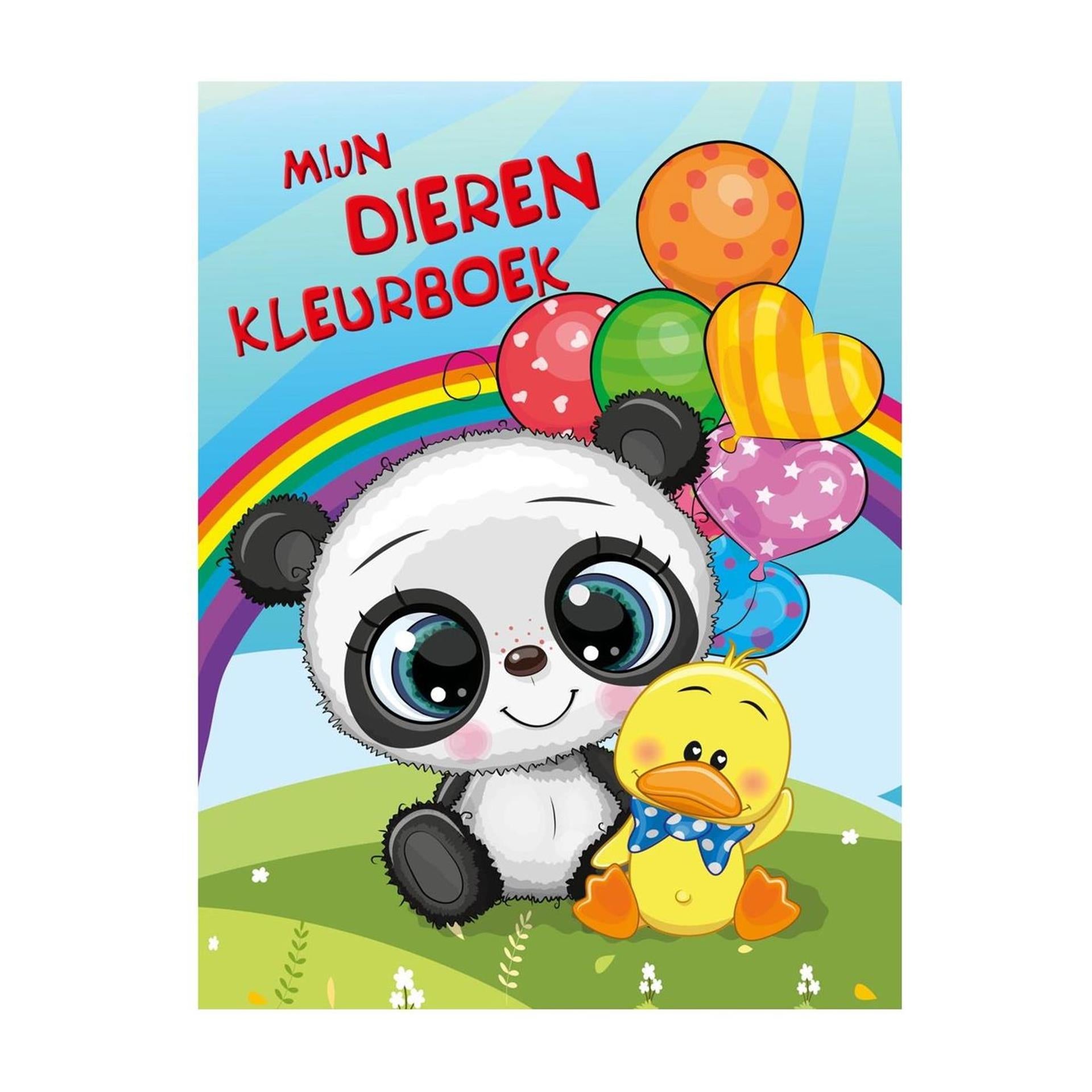Mijn dieren kleurboek dieren a4 96 pagina's