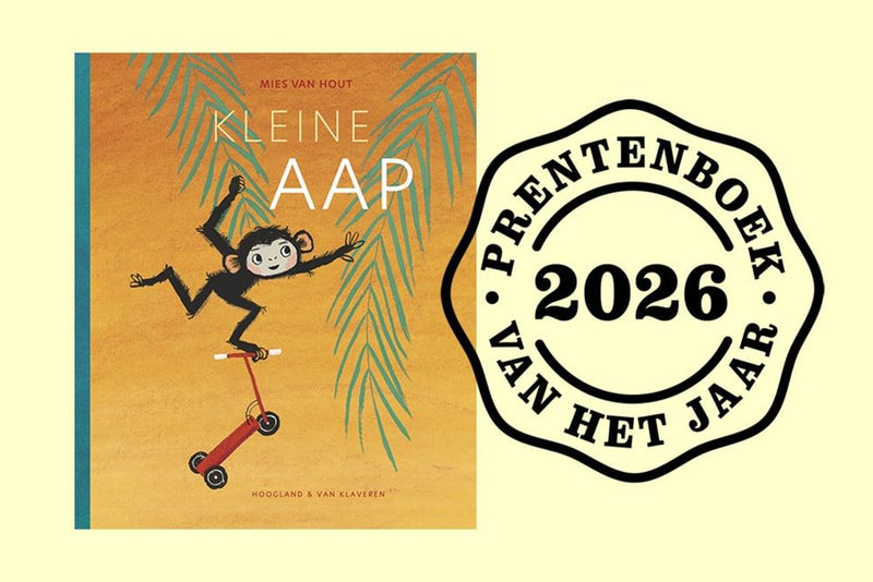 Prentenboek 2026: kleine aap. 4+