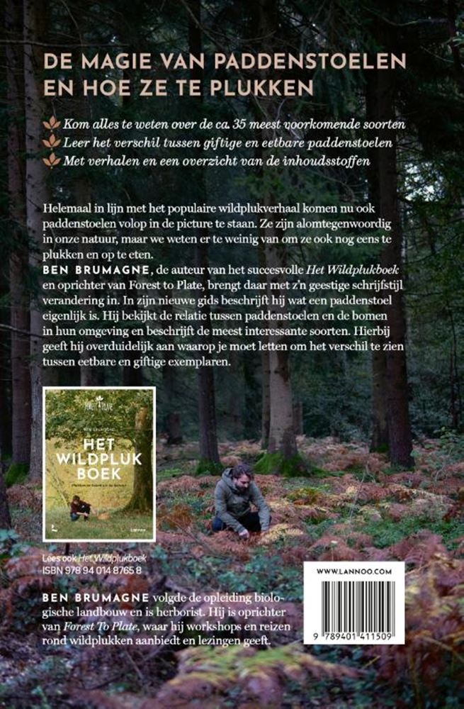 Het wildplukboek voor paddenstoelen.
