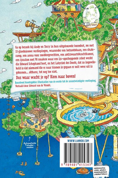 Centraal boekhuis de waanzinnige boomhut van 26 verdiepingen