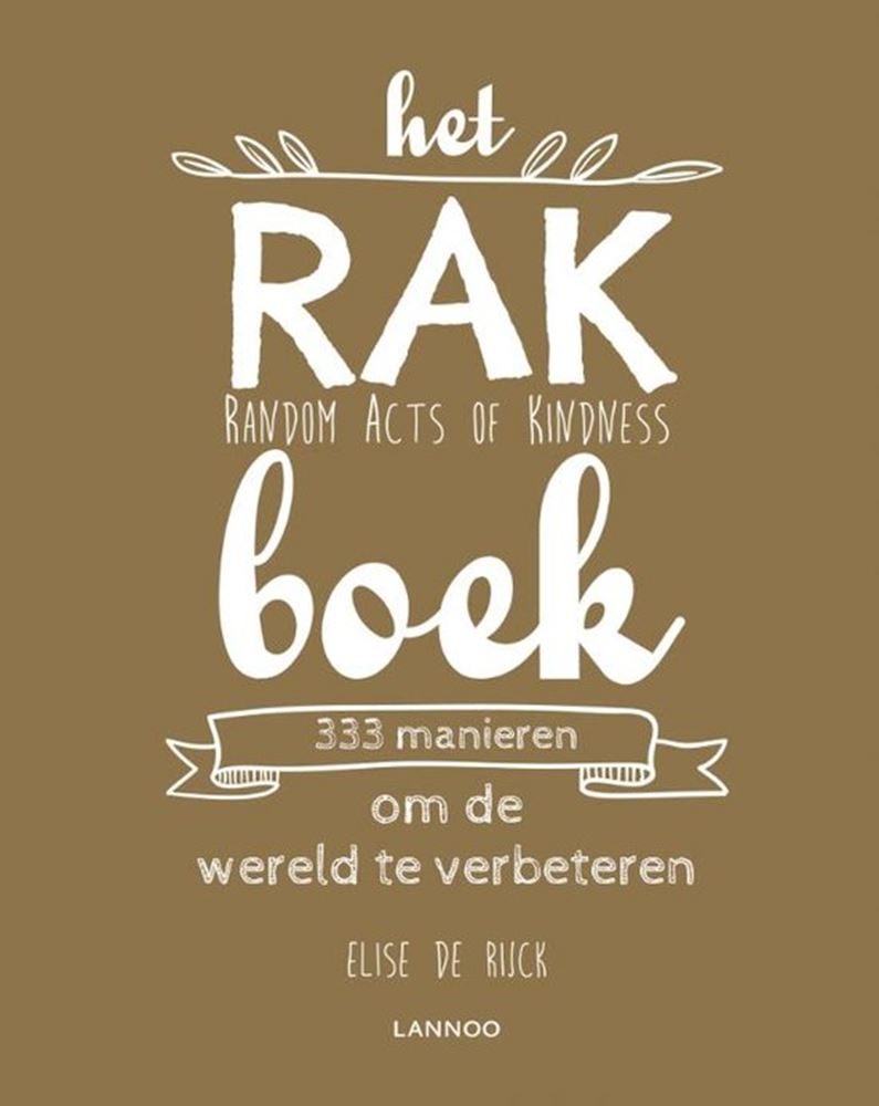 Het rak boek random acts of kindness (pb