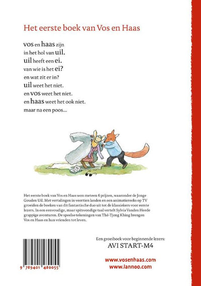 Overige merken het eerste boek van vos en haas. avi-sta