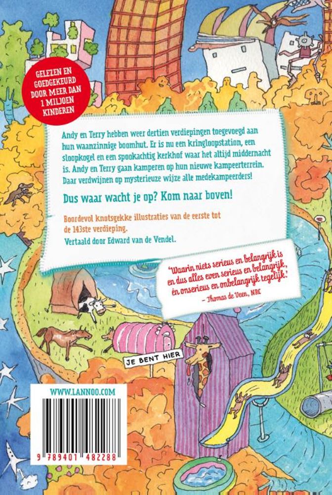 Centraal boekhuis de waanzinnige boomhut van 143 verdiepingen