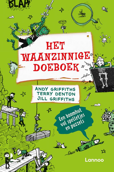 Centraal boekhuis de waanzinnige boomhut. doeboek. 7+
