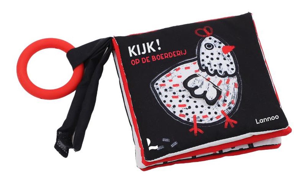 Kijk! op de boerderij 0+ stoffenboekje.