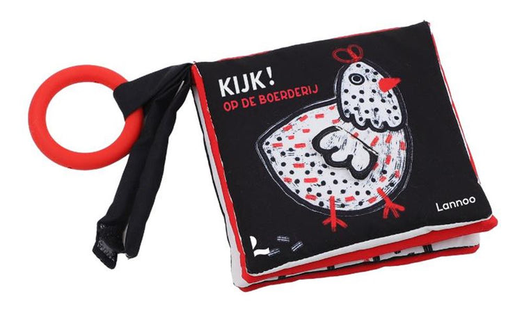 Kijk! op de boerderij 0+ stoffenboekje.