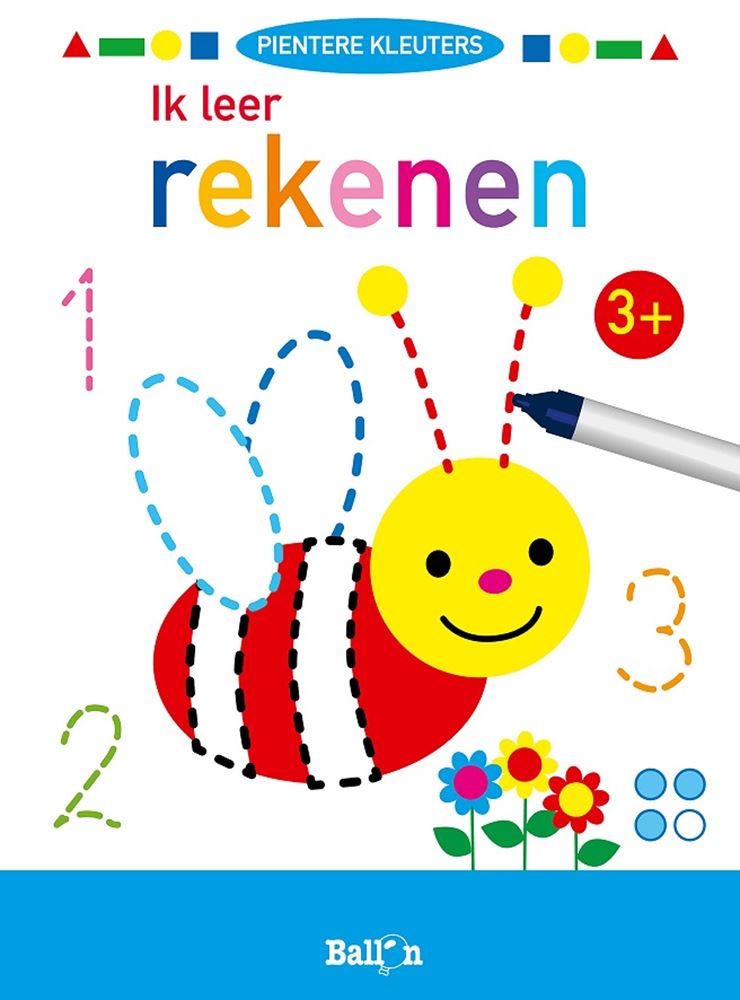 Ik leer rekenen (wipe and clean) 3+