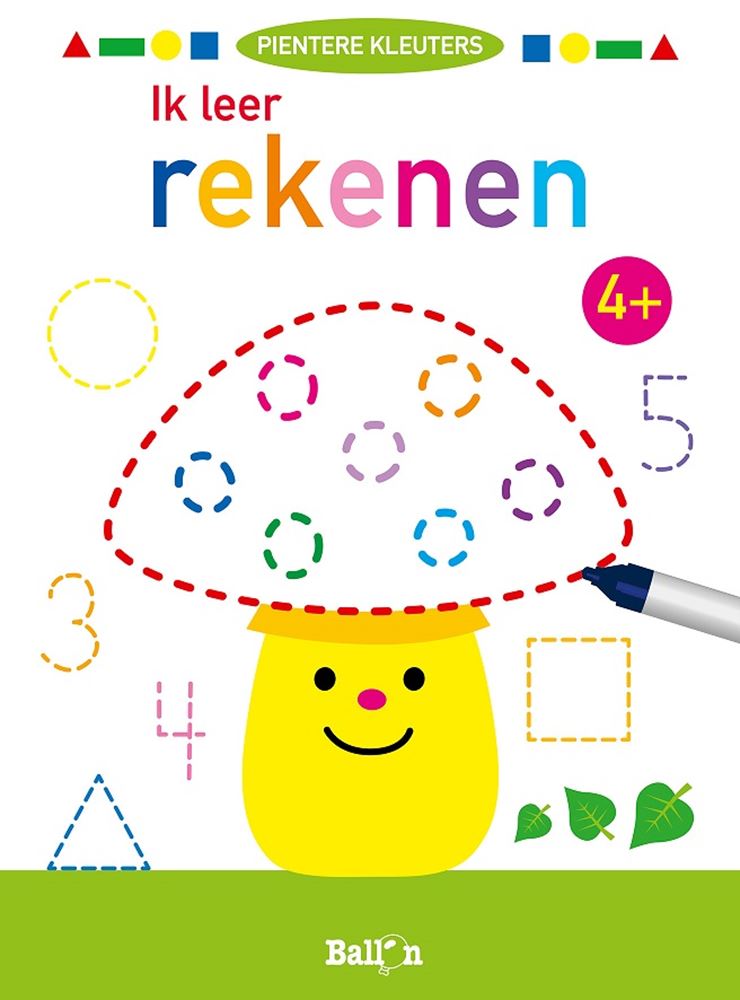 Standaard uitgeverij ik leer rekenen (wipe and clean) 4+ | 3 stuks