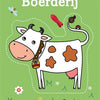 De ballon mijn kleur-en prikblok boerderij. 4+