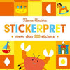 Kleine kleuters krab stickerpret 5+