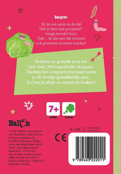 Standaard uitgeverij 300 superleuke moppen voor kinderen. 7+