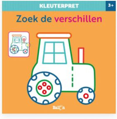 Standaard uitgeverij kleuterpret zoek de verschillen 3+