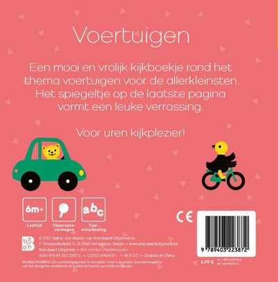 Standaard uitgeverij kijkboekje met spiegeltje: tsjoek, tsjoe