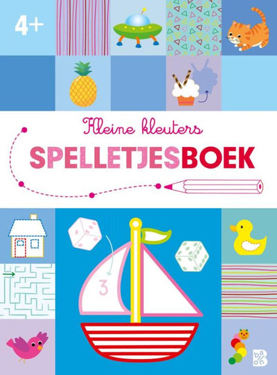 Standaard uitgeverij kleine kleuters spelletjesboek. 4+
