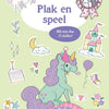 Standaard uitgeverij eenhoorns, plak en speel 4+