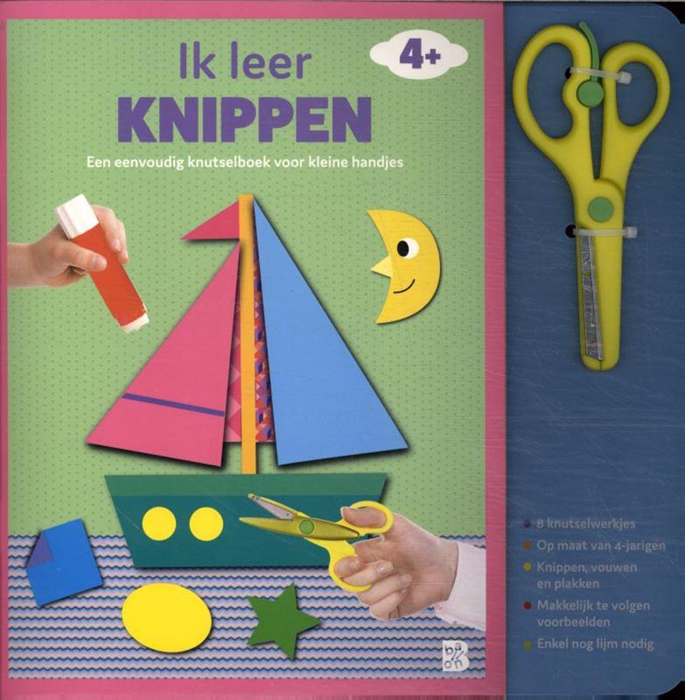 Standaard uitgeverij ik leer knippen, boot+schaartje. 3+
